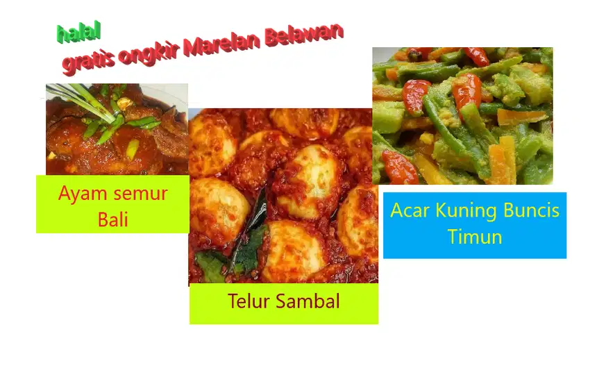 Nasi Box Ayam Semur Bali