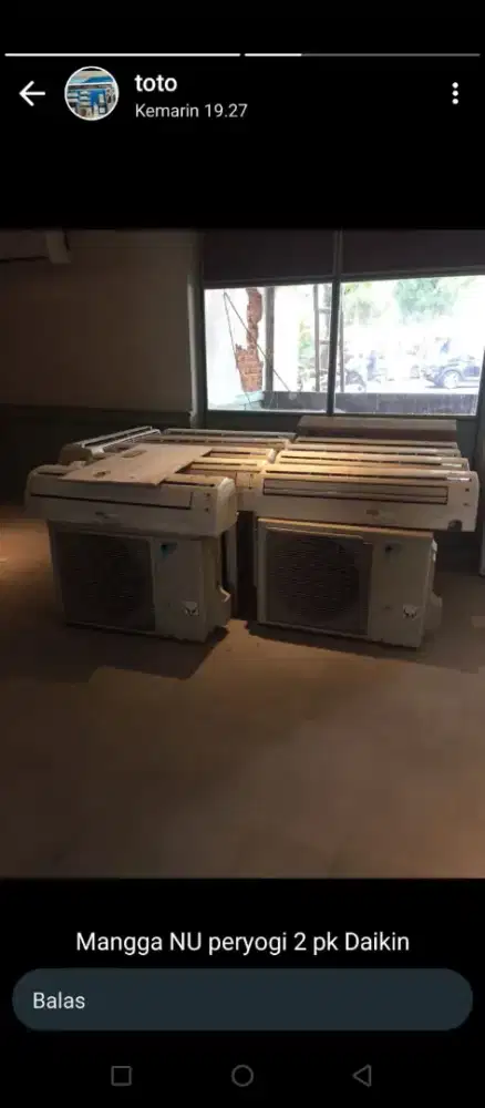 Tampung Ac bekas