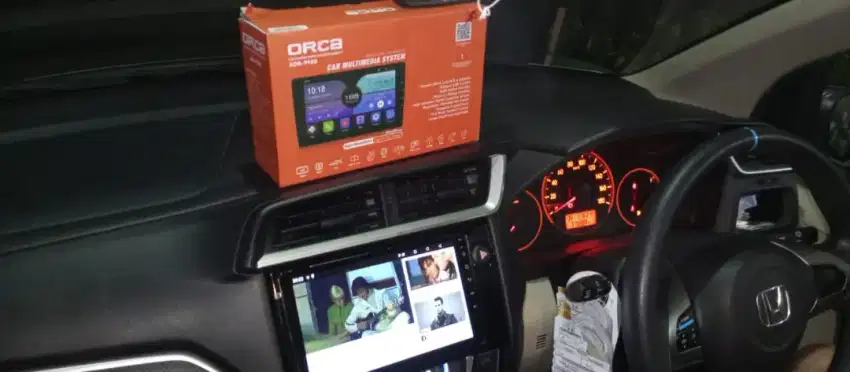 Pemasangan head unit android orca 9 inc ram 2/32 di brio Mobilio brv