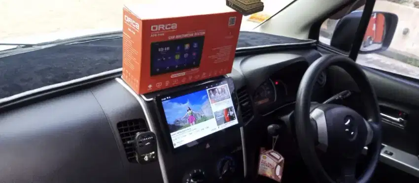 Pemasangan head unit android orca 9 inc di Suzuki wagon