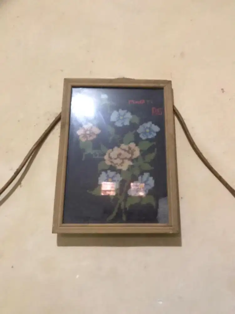 pajangan dinding lukisan kristik