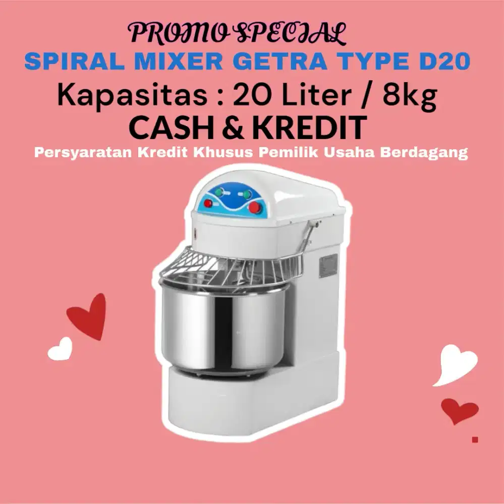 Mesin Mixer Spiral Getra