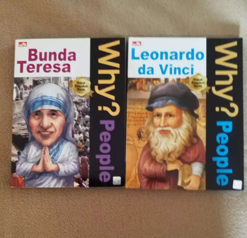 Why ? People Bunda Teresa dan Leonardo da Vinci 2 buku