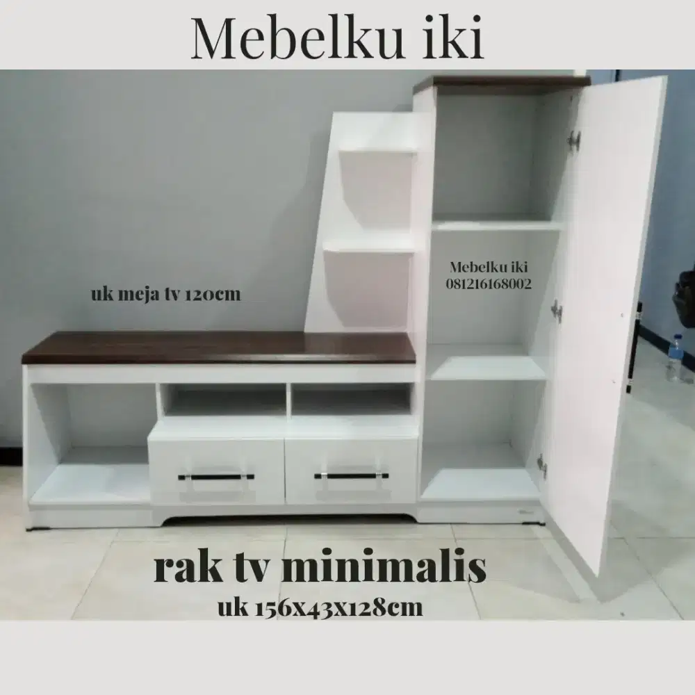 Bufet tv minimalis/rak tv premium tebal mewah murah bisa kirim COD