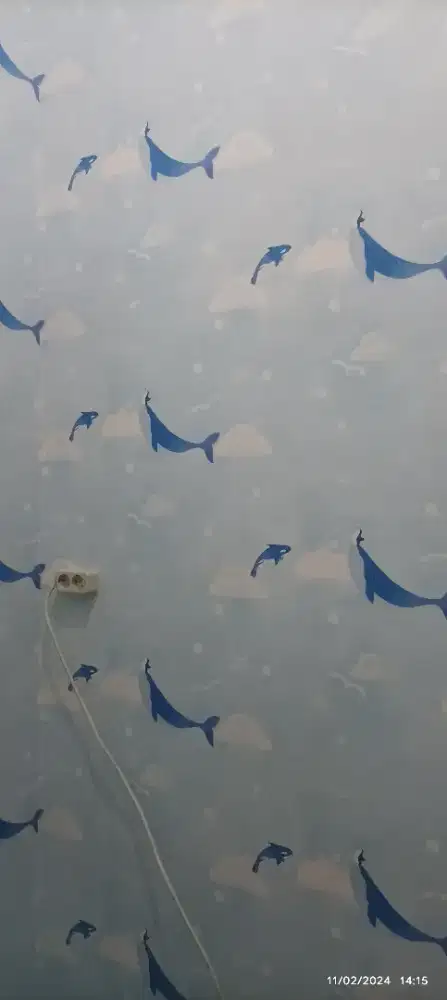 Wallpaper dinding rumah free pemasangan