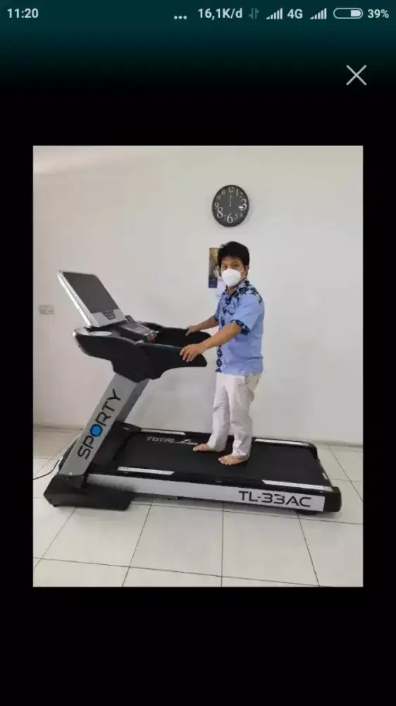 Treadmill elektrik 33 AC /komersil treadmill