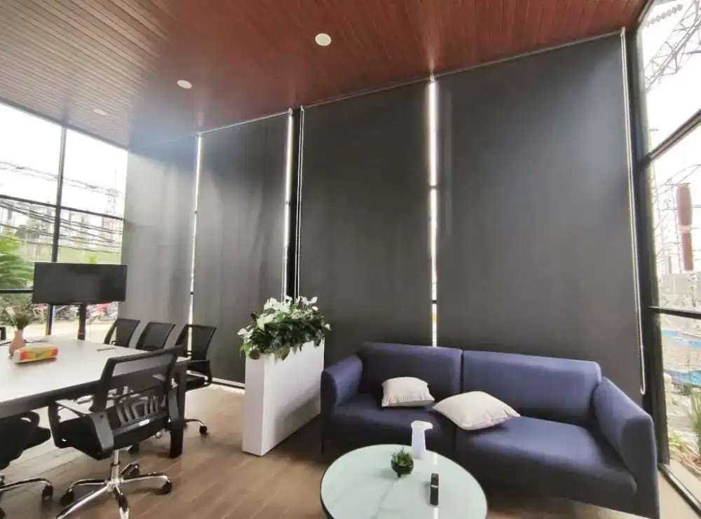 Tirai Gorden Vertical Blind Roller Shades Kerai/Krey Vertikal Roll