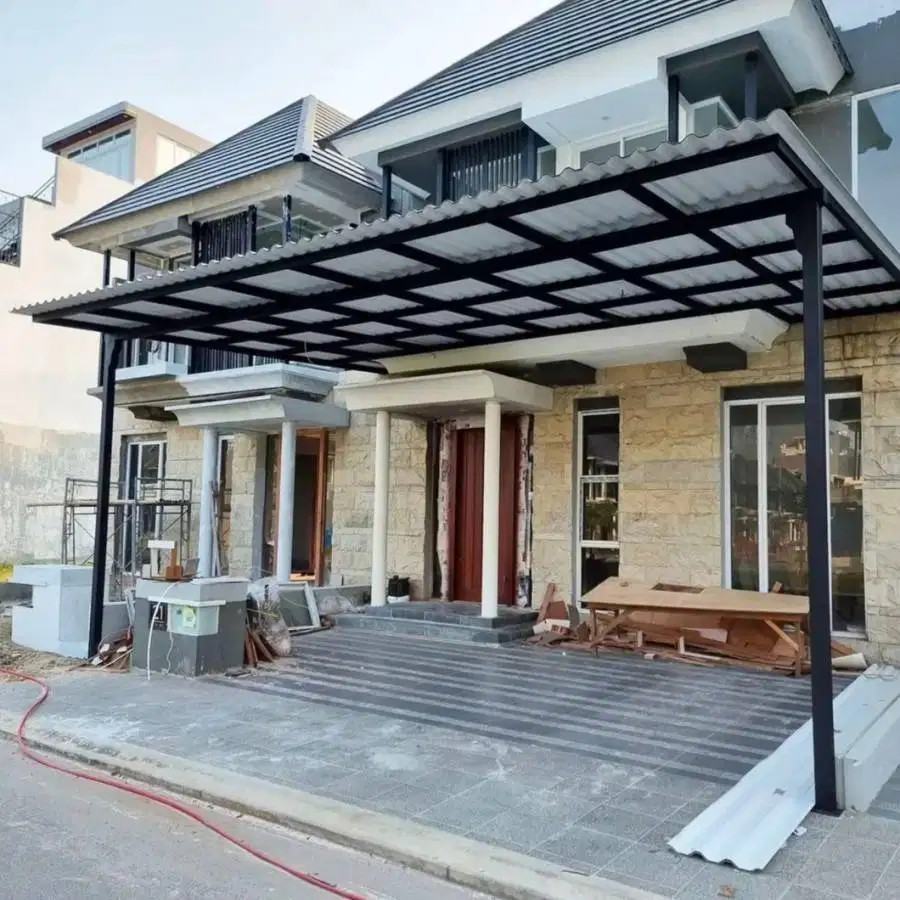 kanopi atap alderon model terbaru