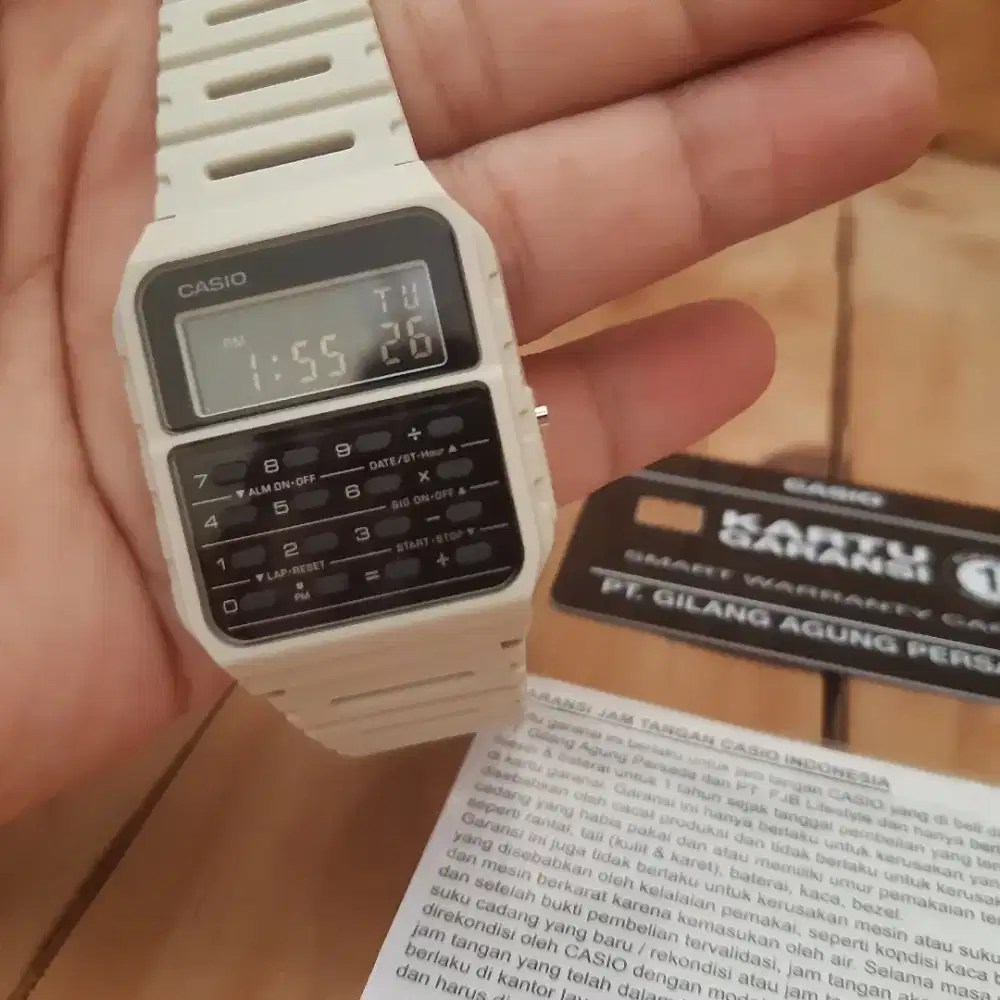 Jam calculator casio hot sale