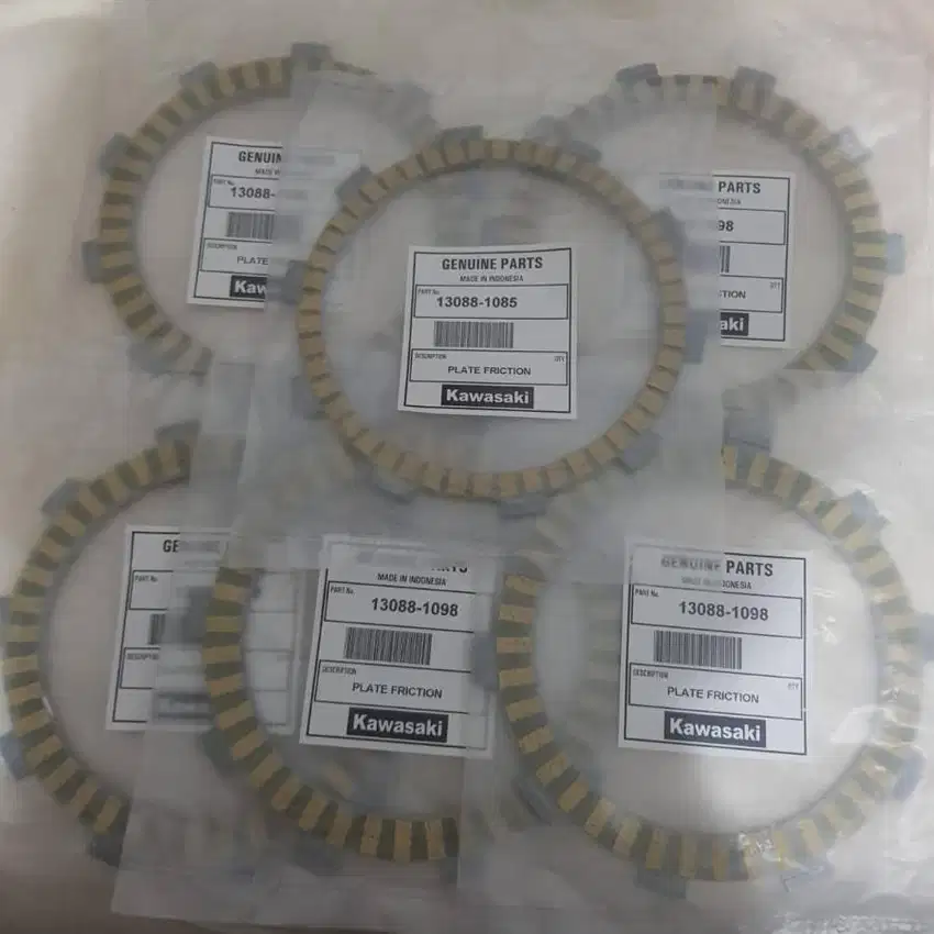 Kampas Plat Kopling Ninja 150 R RR isi 6pcs Set