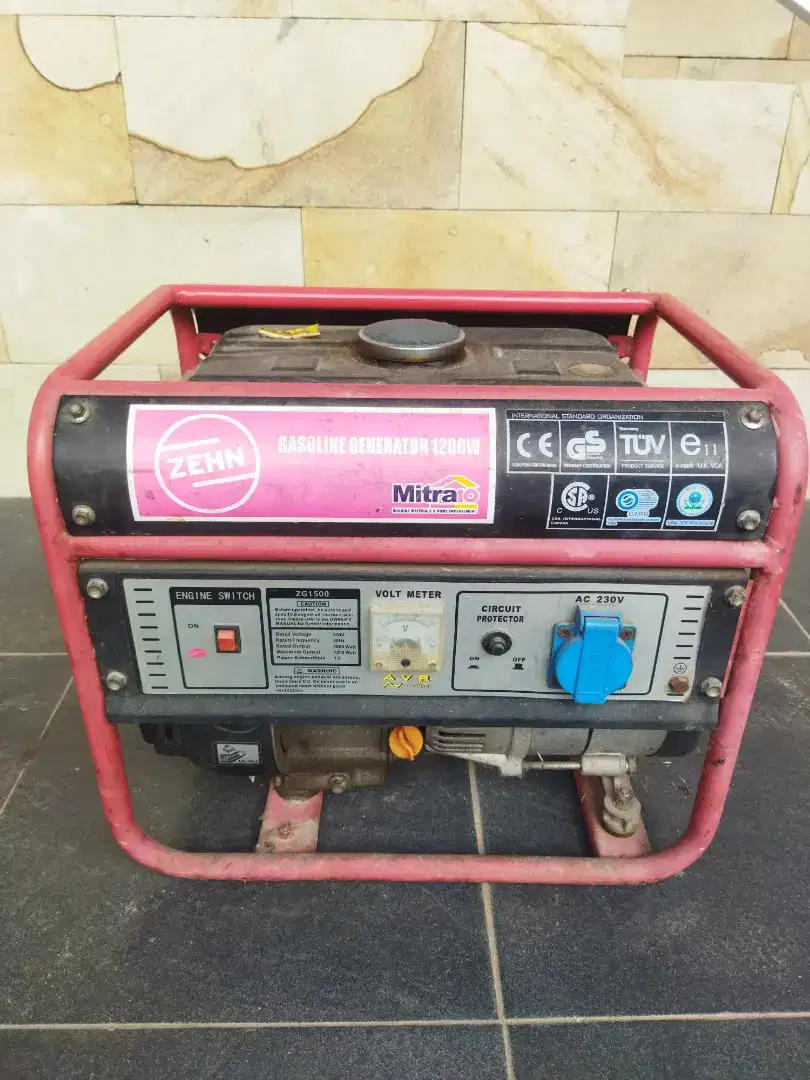 Genset merk zehn 1200 w