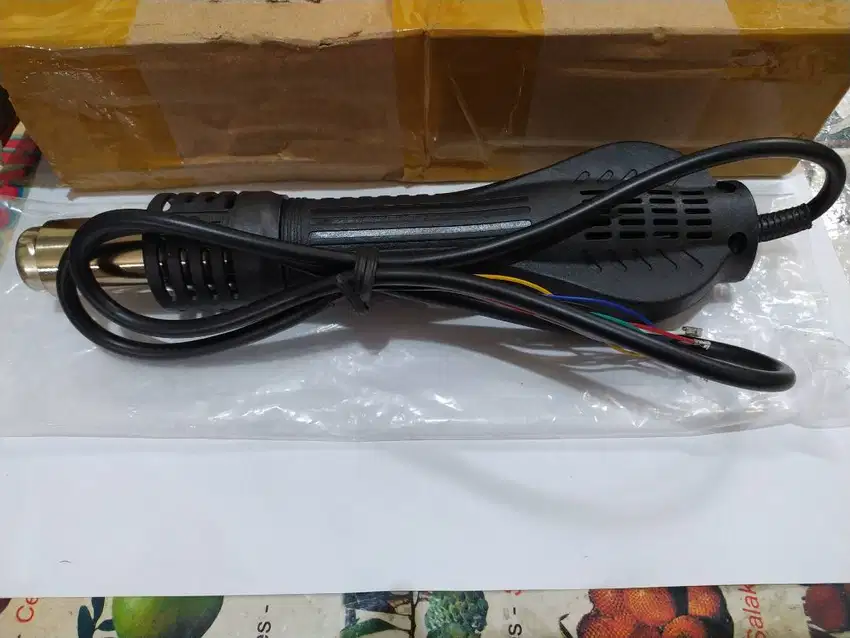 Gagang Solder Blower Uap Head Quick 858D Hot Air Handle 858 858A