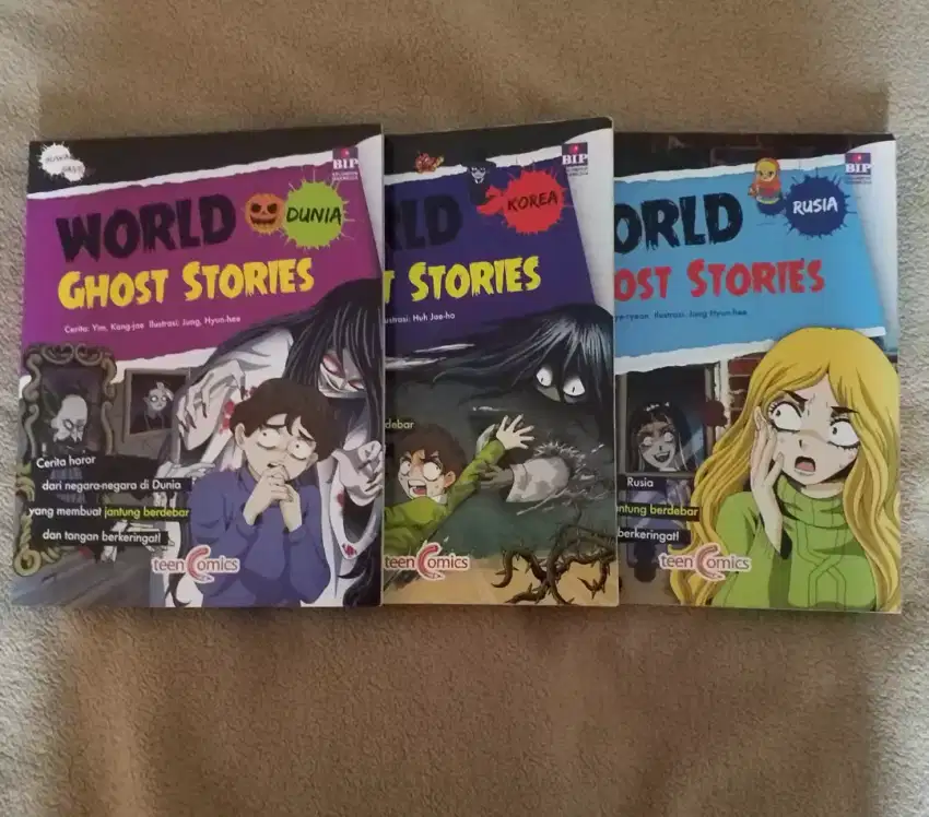 3 Buku Seri World Ghost Stories. Cerita horor dr Dunia, Korea & Rusia