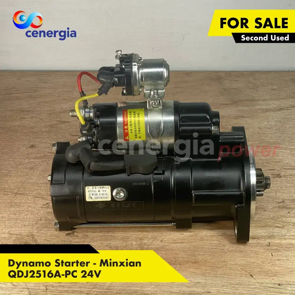 Dinamo Starter Minxian QDJ2516A-PC 24V Isuzu