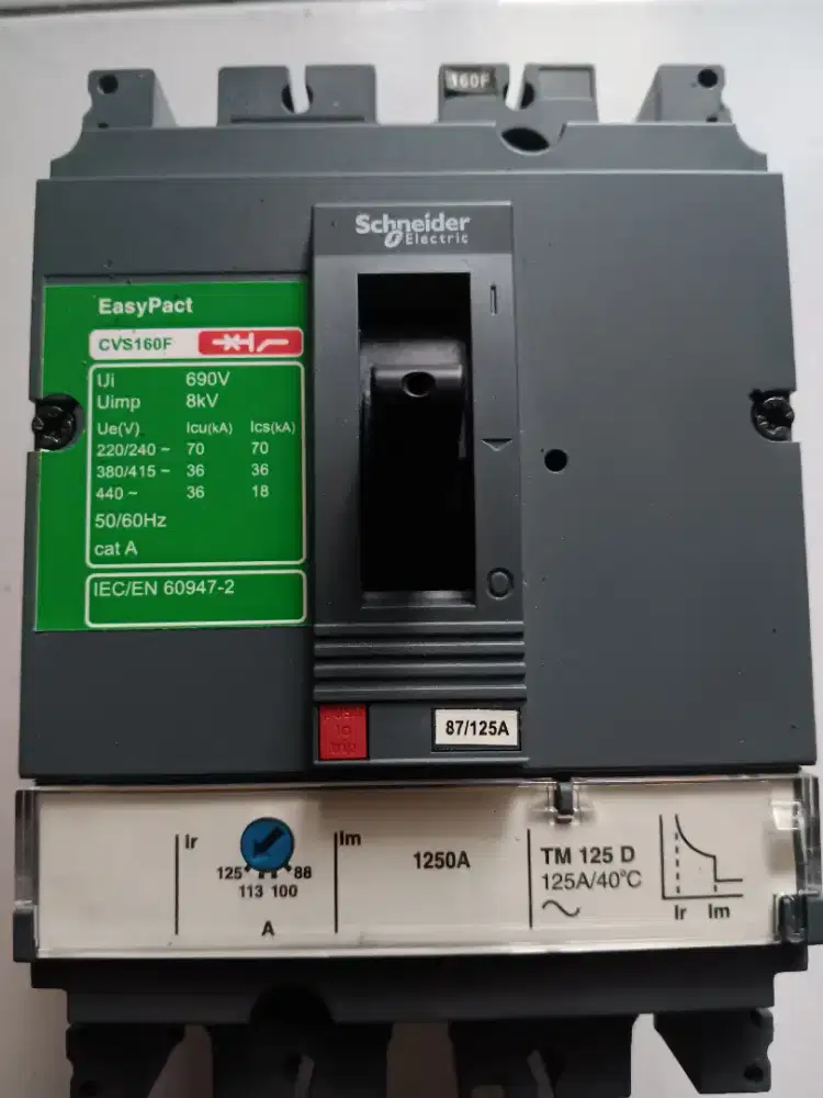 Di jual MCCB 3phase 125A