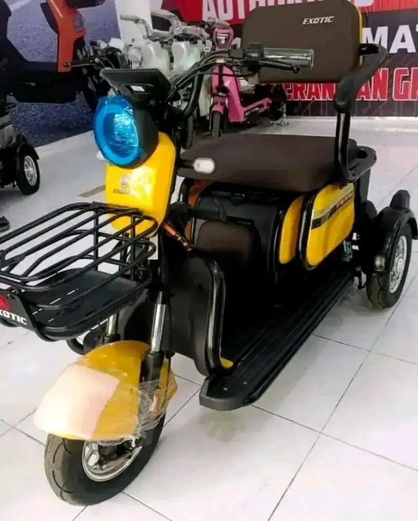 Promo Sepeda Listrik Exotic Roda Tiga Sierra bergaransi (Hnya Cash)