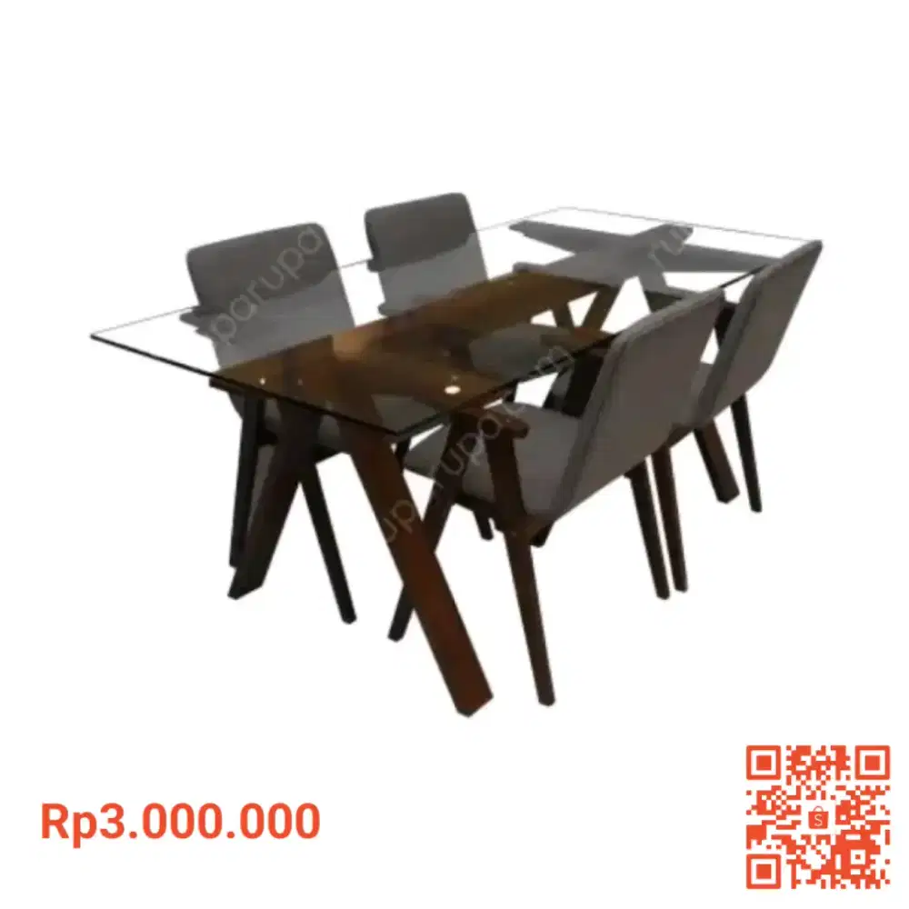 Meja Makan Kaca