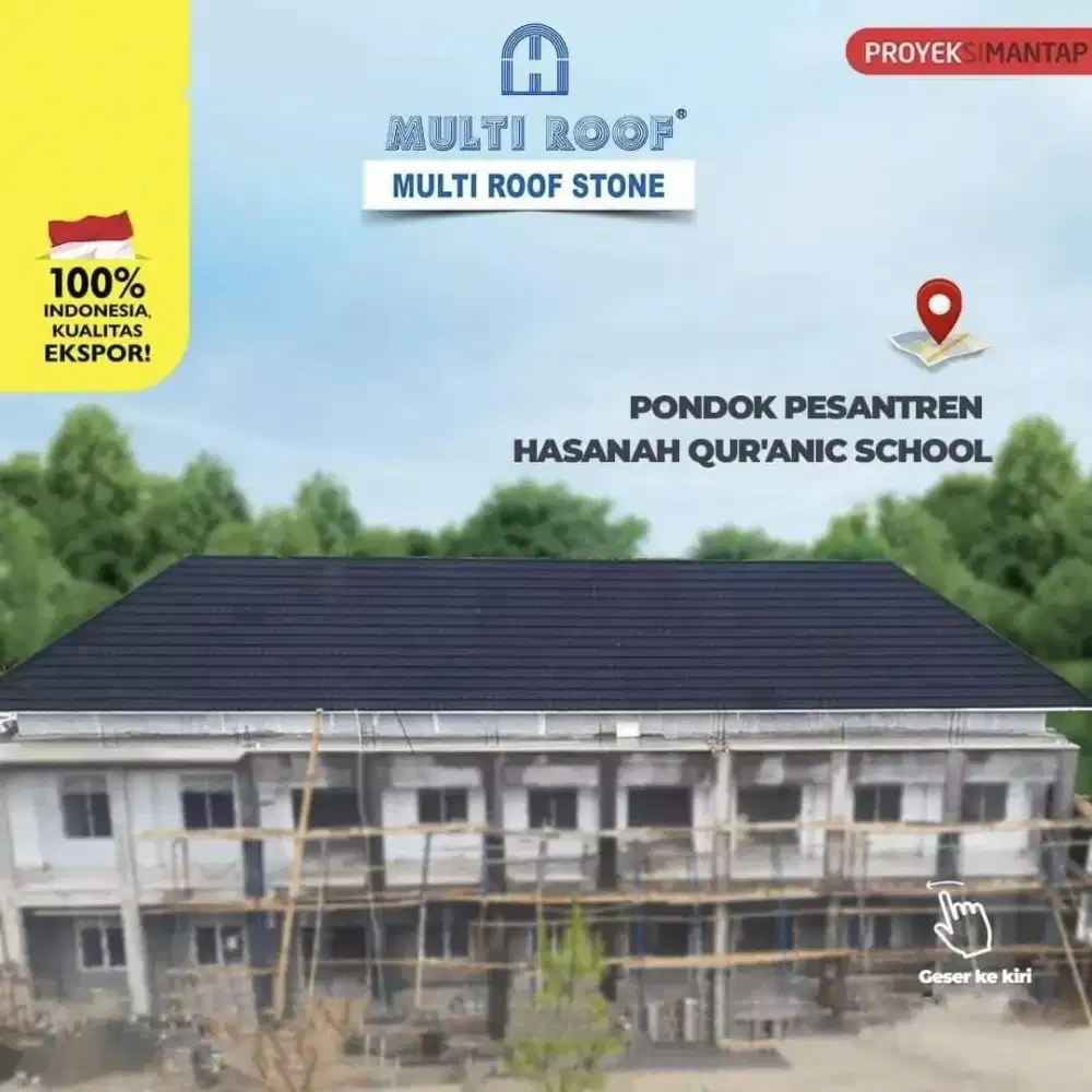 Baja ringan bongkar atap lama ganti baja ringan.