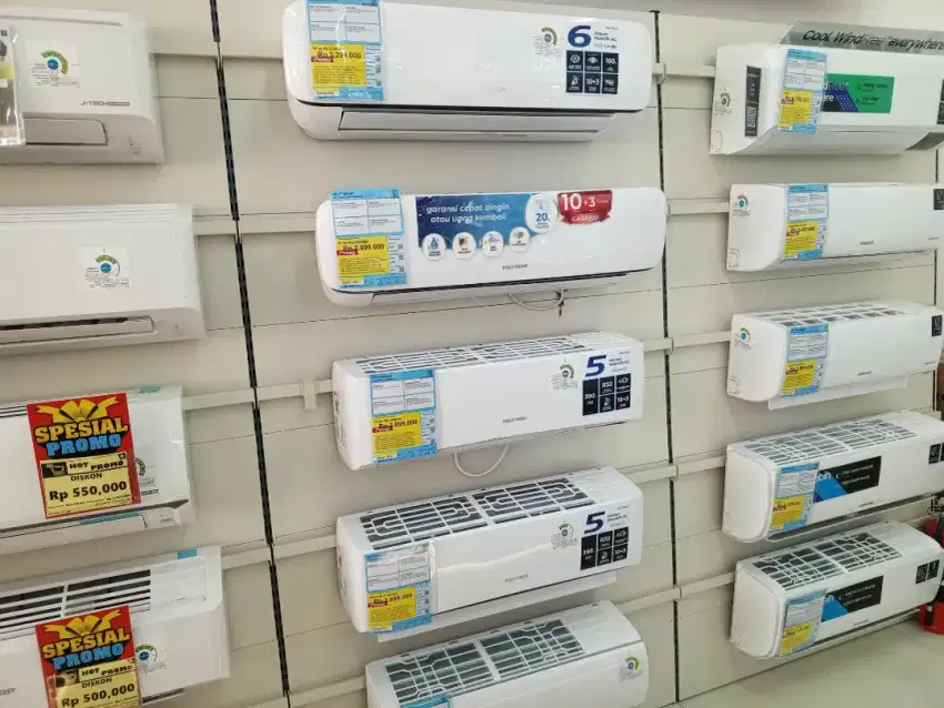READY AC NEW & SEKEN ½pk-2pk UNIT GRES PEMAKAIAN DIBAWAH 1 TAHUN