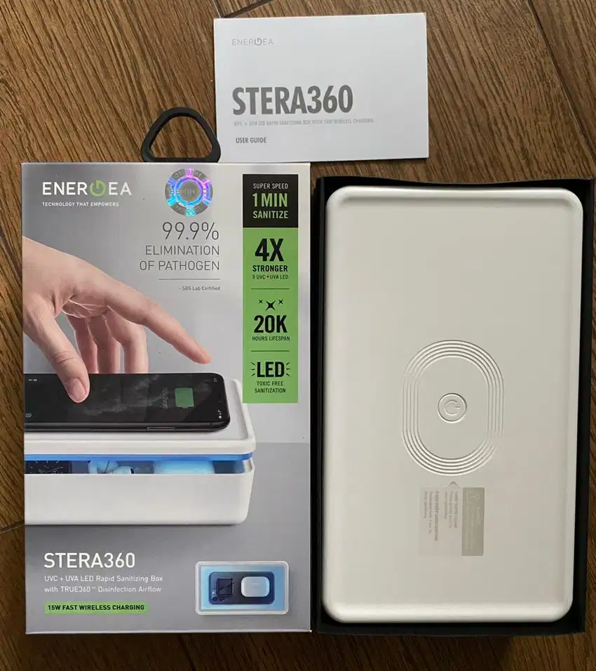 PRELOVED - Energea UVC Sanitizing Box + 15W wireless fast charging