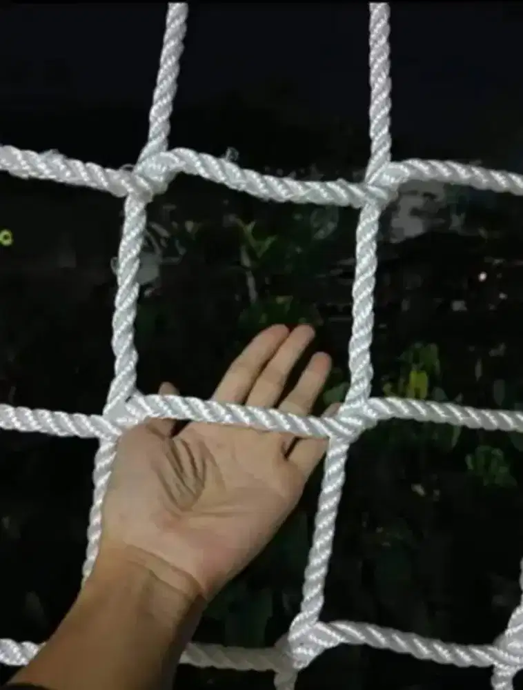 jaring tali tambang nilon 12mm, jaring pengaman,jaring outbound