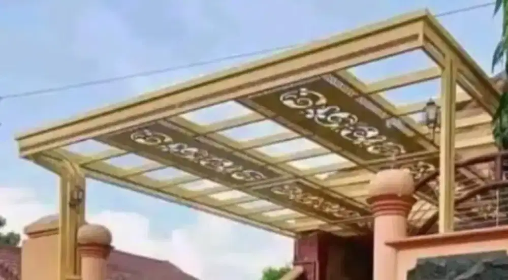 Kanopi minimalis modern terbaru