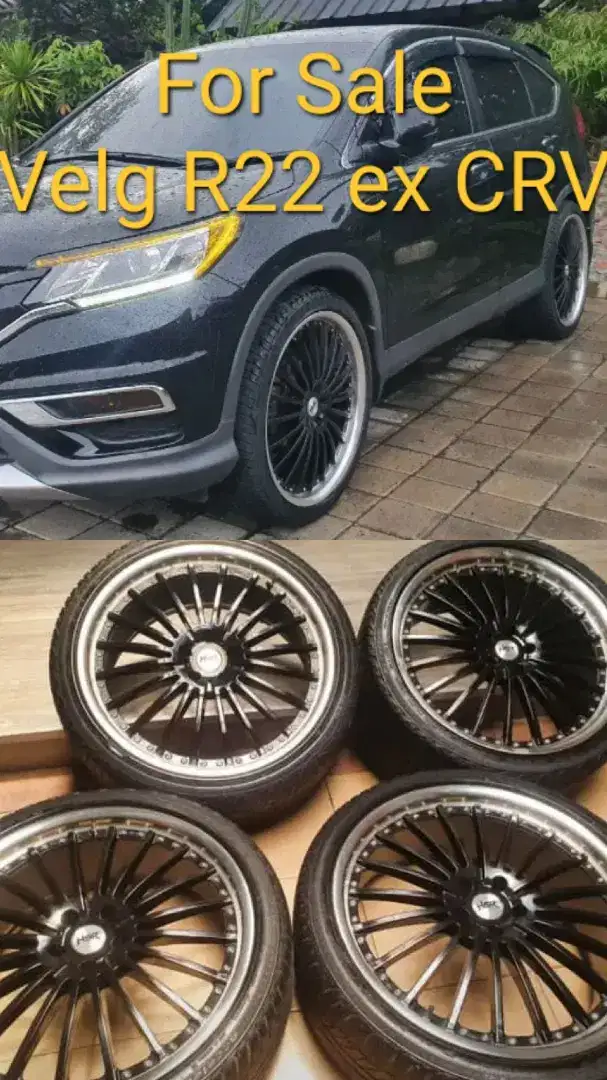 Velg R22 HSR PCD 5x114 CRV Xtrail Xpander