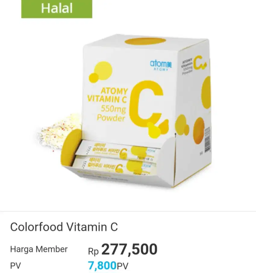 Vitamin c korea isi 90 sachet