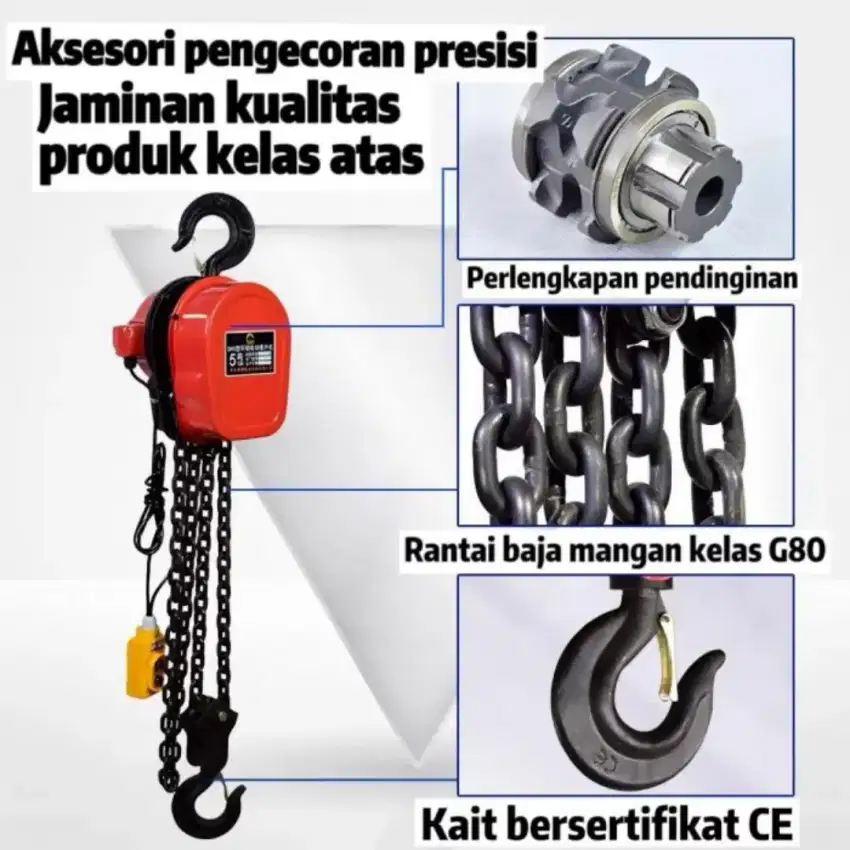 DHS ELECTRIC CHAIN HOIST 2 Ton 9 Meter