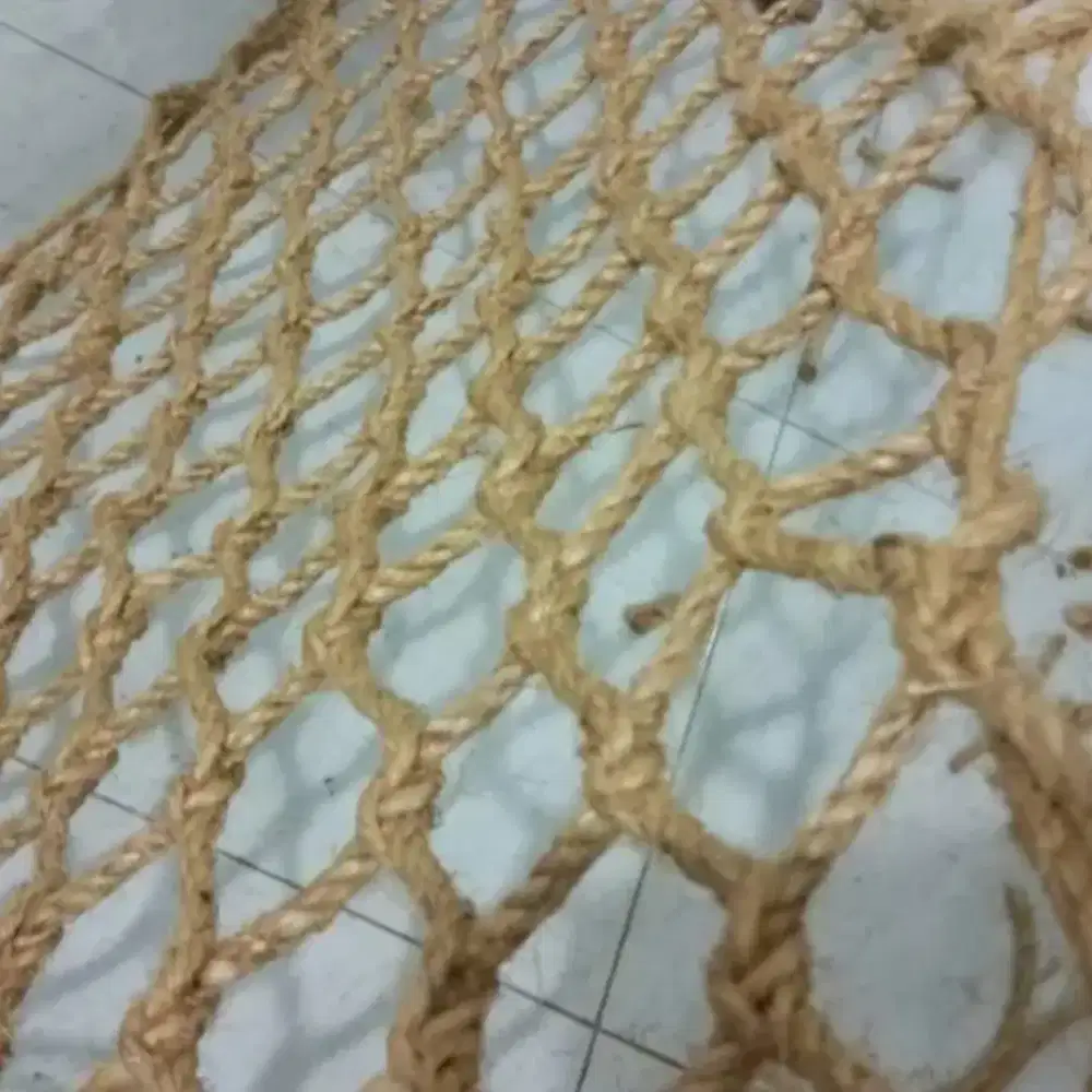 jaring safety net,outbound,Hammock,tali Manila gurita 8mm