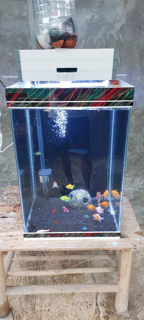 Aquarium tower lengkap