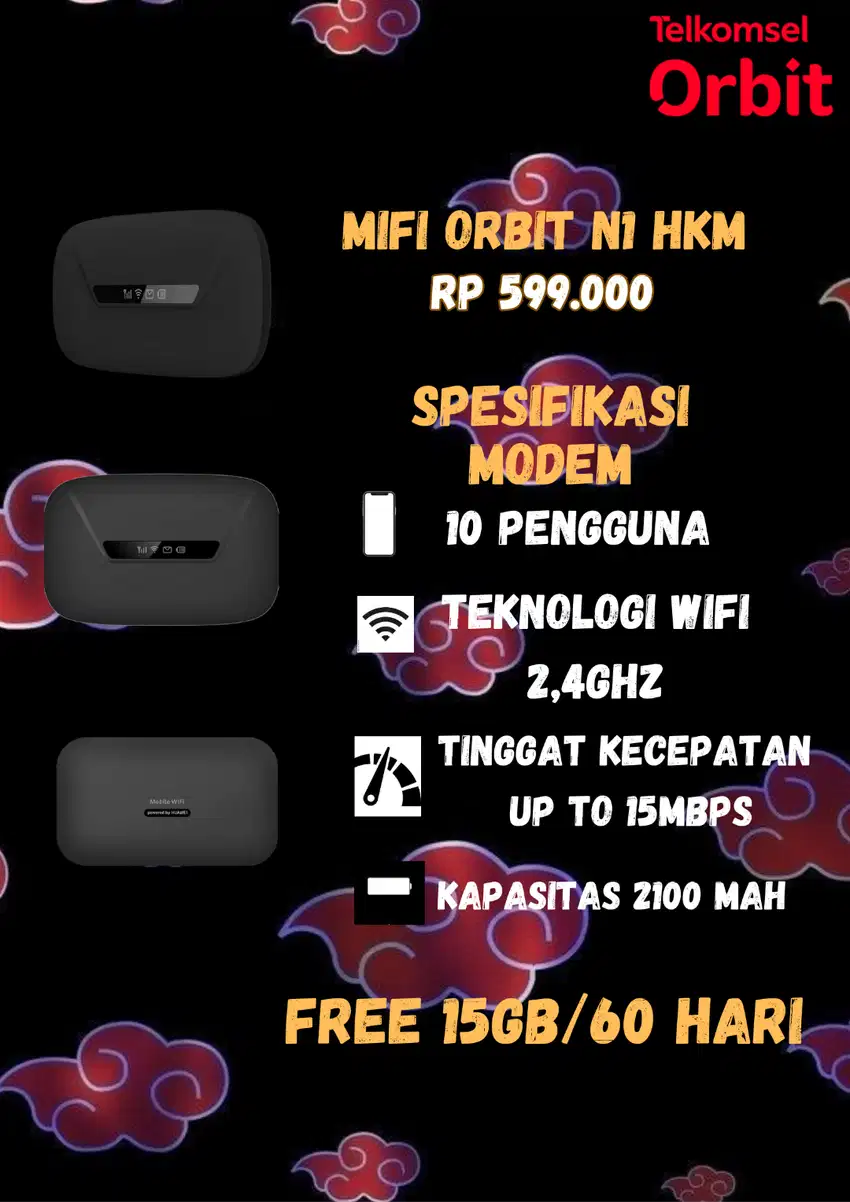 Mifi orbit n1 Telkomsel