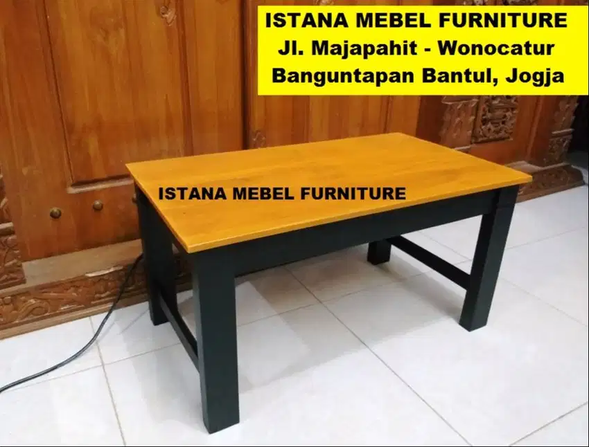 Meja Belajar Tulis Mengaji Ngaji Anak TPA TK Lesehan Pendek Kayu (ben)