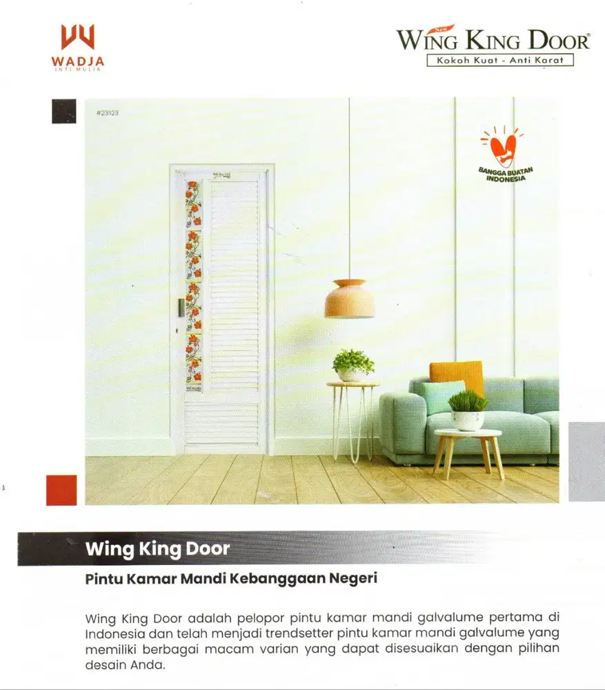 PINTU KAMAR MANDI GALVALUM