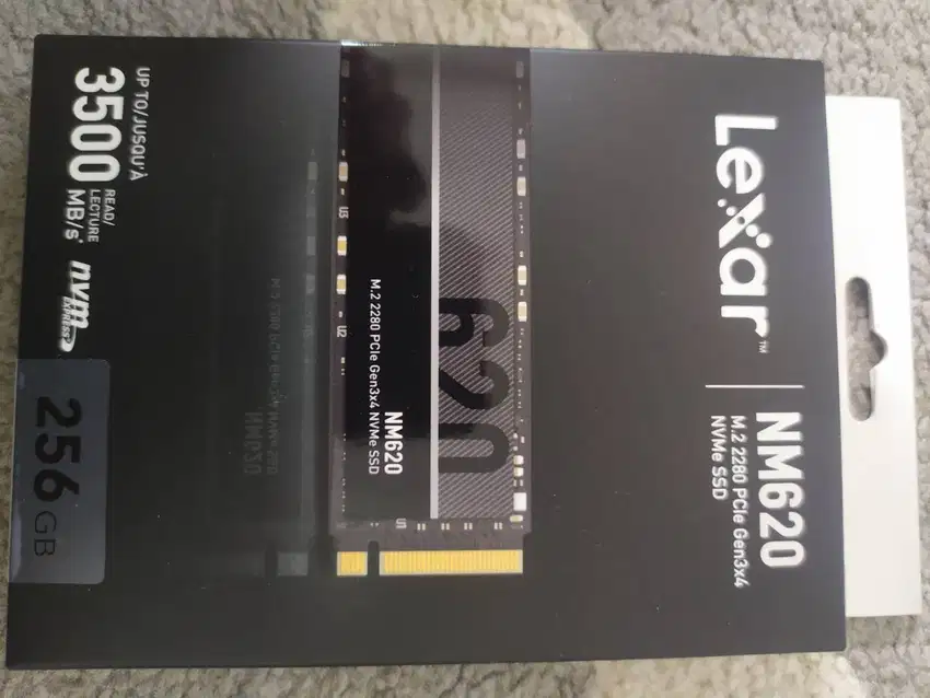 SSD NVME LEXAR 256GB GEN 3 Speed 3300mbps buat PC/Laptop