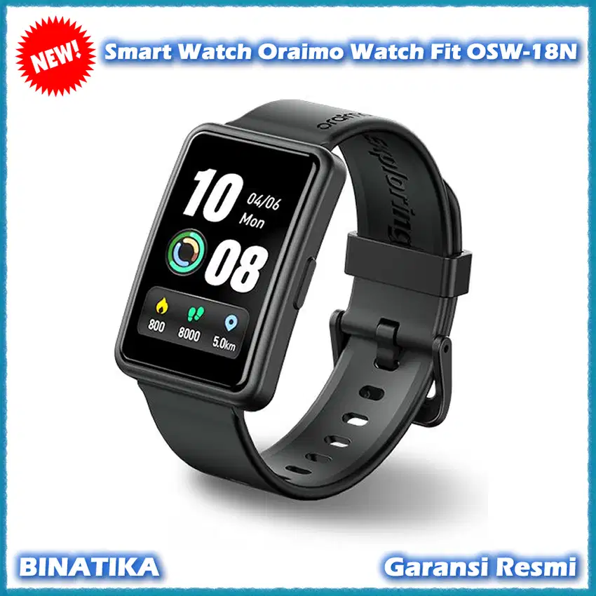 (Baru) Smartwatch Oraimo Watch Fit OSW-18N Jam Tangan Pintar Oraimo