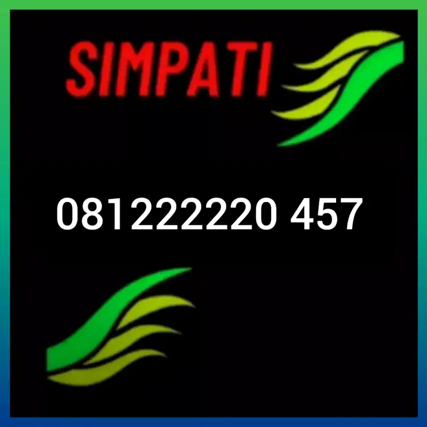 Nomor cantik simpati Telkomsel