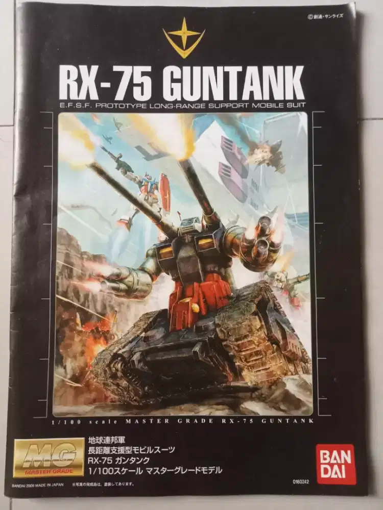Diecast Gundam Guntank RX-75 MG