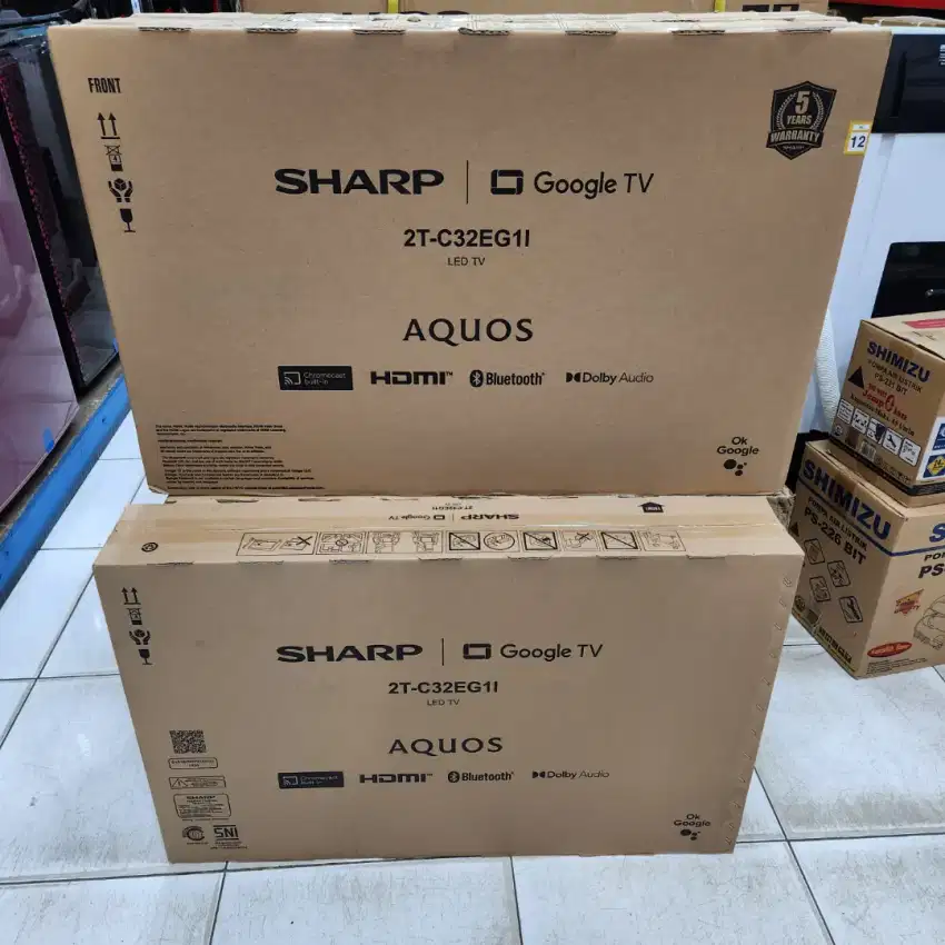 Led Tv sharp google Tv 32 inch Barang Baru Garansi Resmi Pabrik