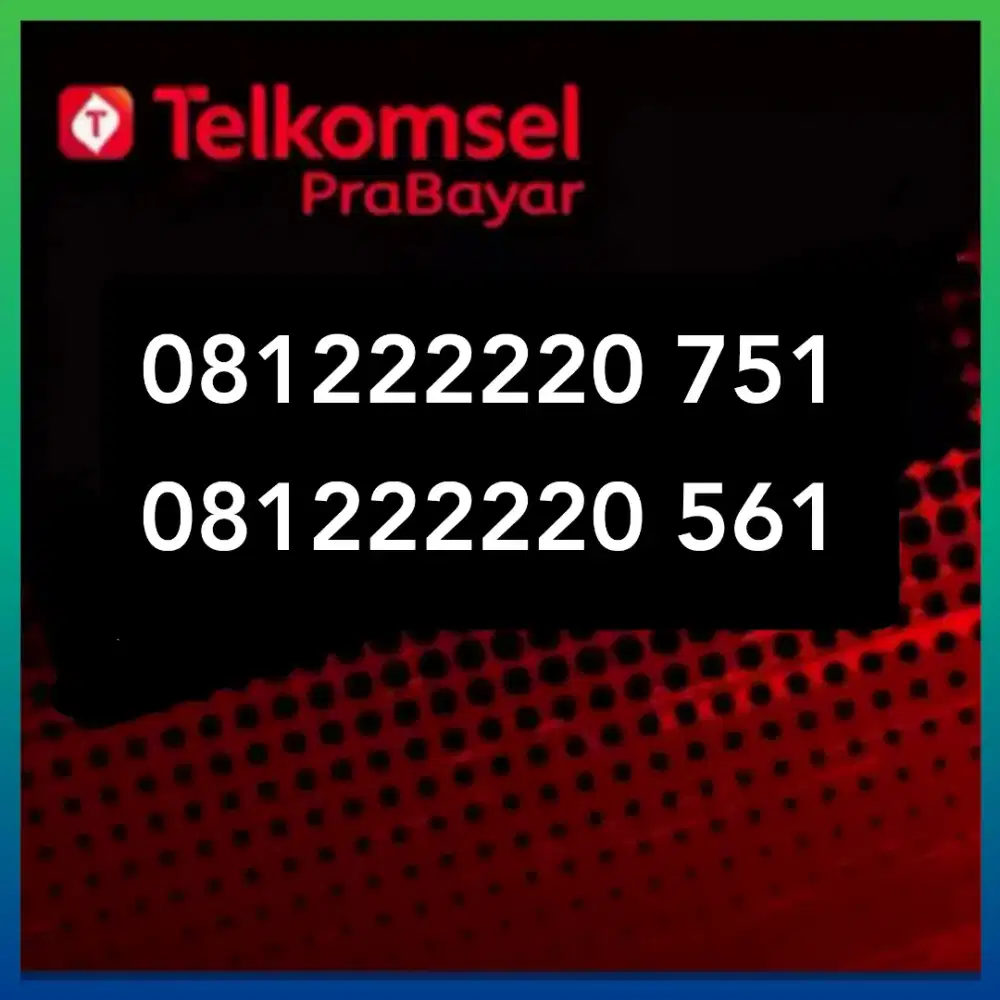 Nomor cantik simpati Telkomsel