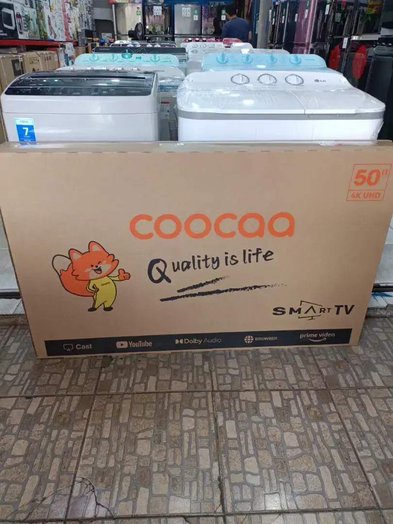 Led TV Coocaa Smart 50 Inch Barang Baru Garansi Resmi Pabrik Bisa Cod