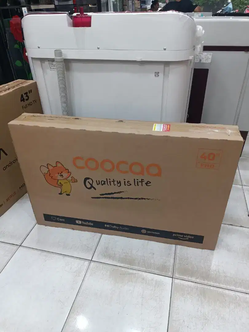 Led TV Coocaa smart 40 inch Barang Baru Garansi Resmi Pabrik Bisa COD