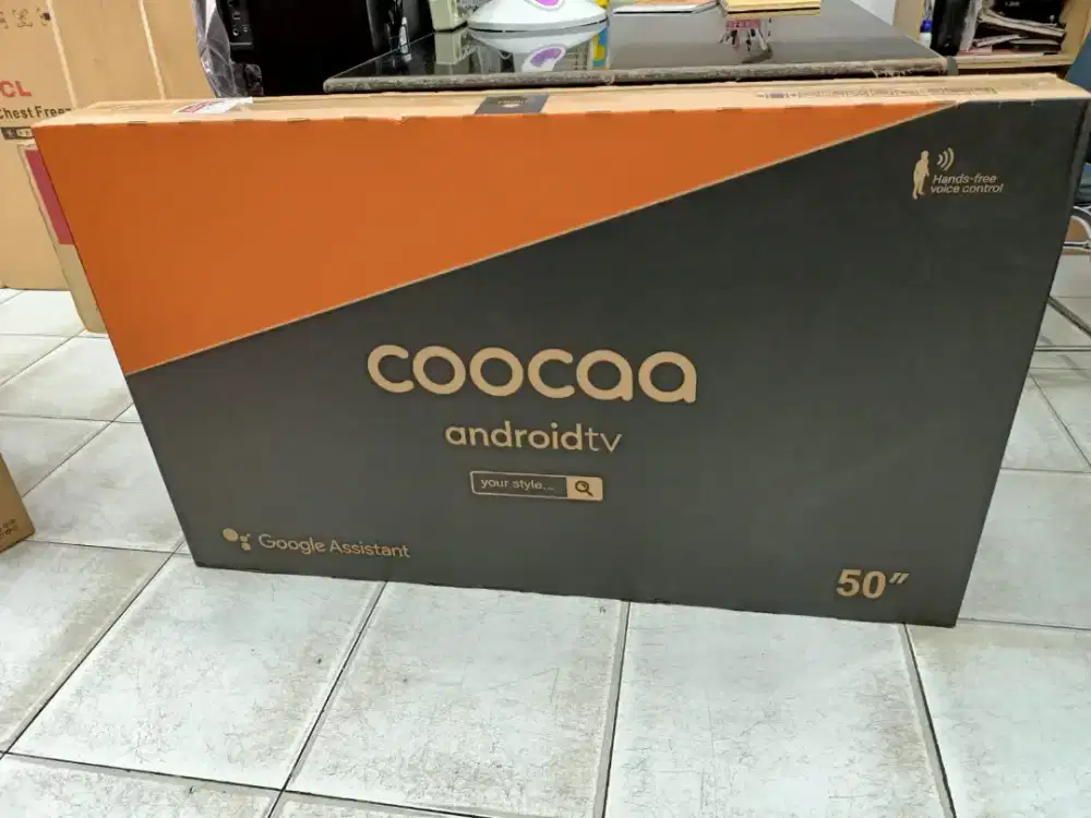 Led TV Coocaa Androit 50 Inch Barang Baru Baru Garansi Resmi Pabrik.