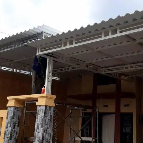 Kanopi besi minimalis