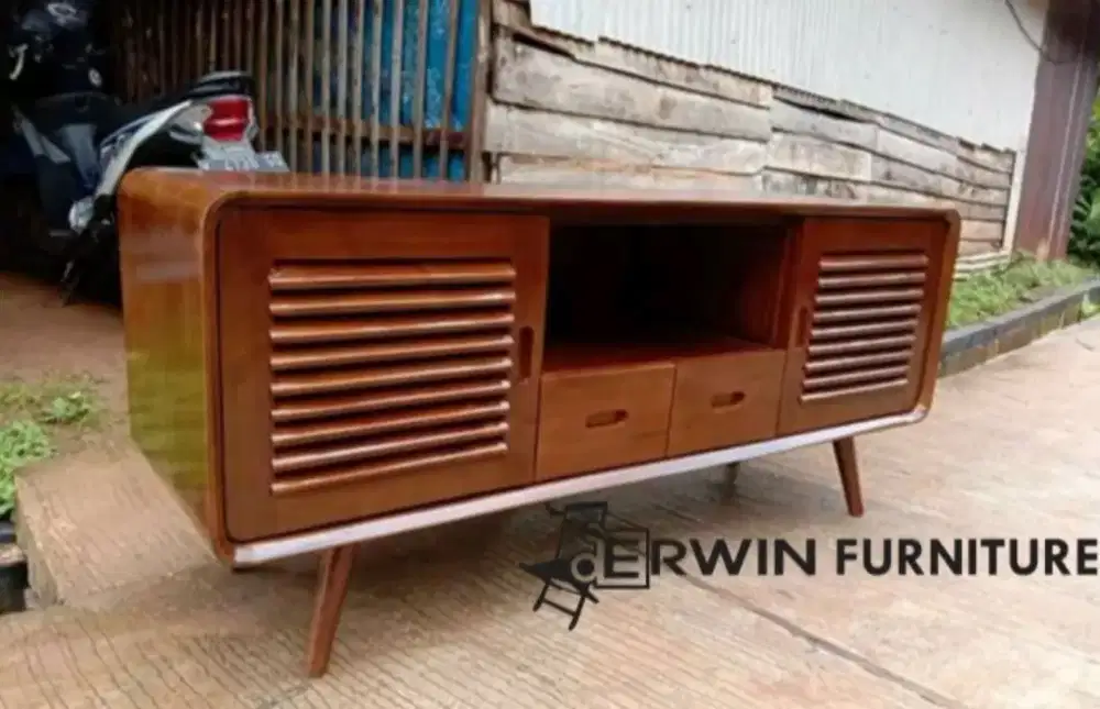 Bufet TV Retro Jati Jepara
