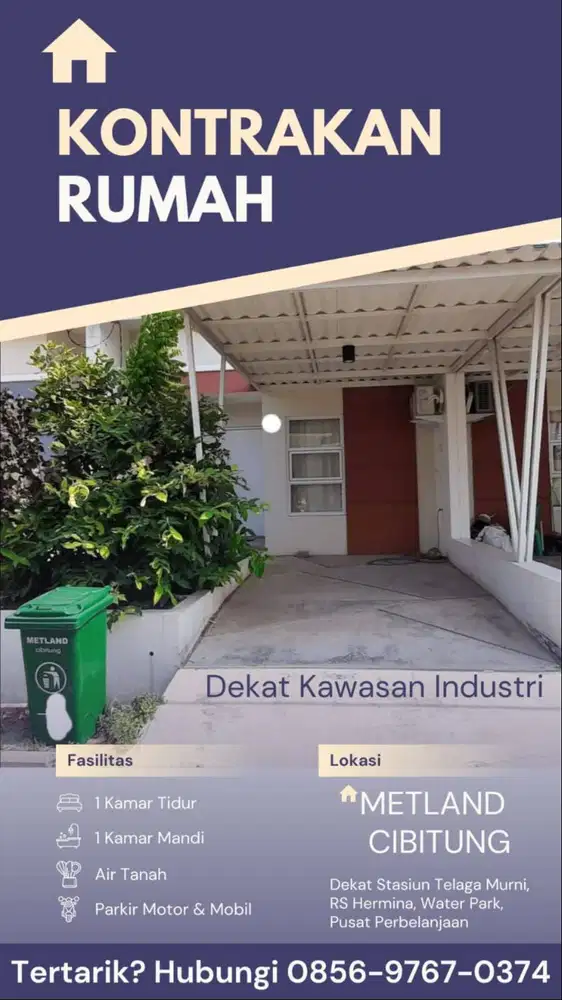 Di Kontrakan Rumah Metland Cibitung