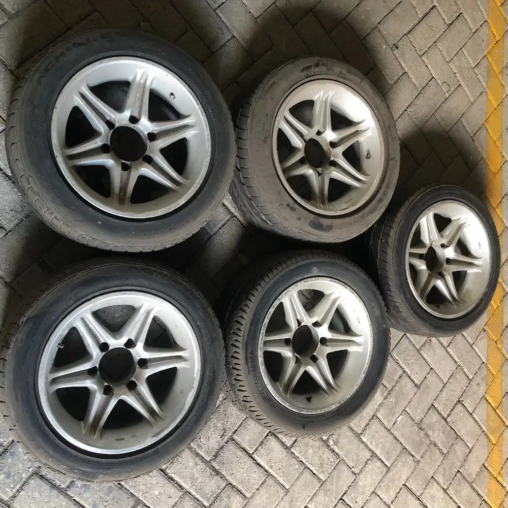 5 pcs Velg Land Cruiser VX VXR VX80 VXR80 FJ40 Hardtop Hard Top 6x139