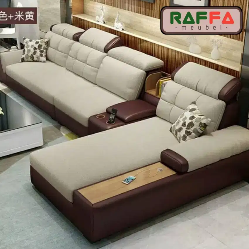 SOFA LETER L SHAPE/PUTUS - SOFA MINIMALIS MODERN - SOFA RUANG TAMU/RUA