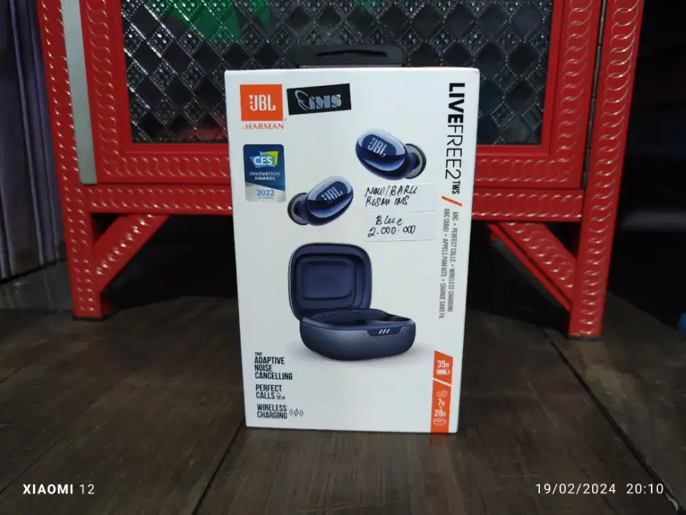 JBL Live Free 2 TWS Blue Baru Resmi IMS