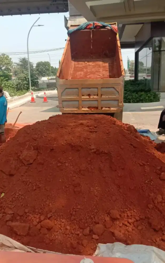 Jual tanah merah urugan, tanah merah murni